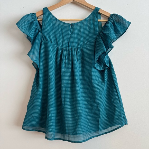 Anthropologie Maeve Tavin Cold Shoulder Top size 0 - Picture 6 of 7